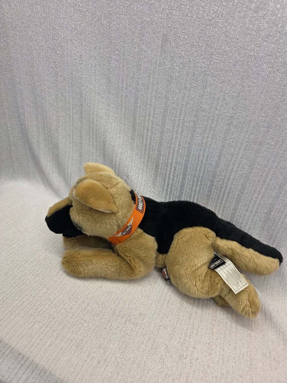 Harley-Davidson German Shepherd Plush Stuffed Animal with Branded Collar